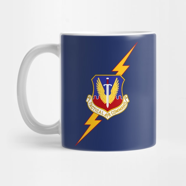 Tactical Air Command Crest (with lightning bolt) by John_Matthews_Art